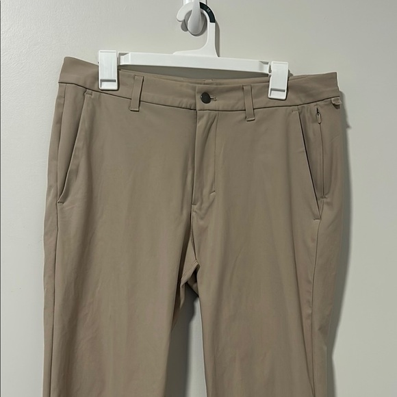 Men’s Lululemon ABC Pants Tan Cream Khaki Size 33 - Picture 1 of 6